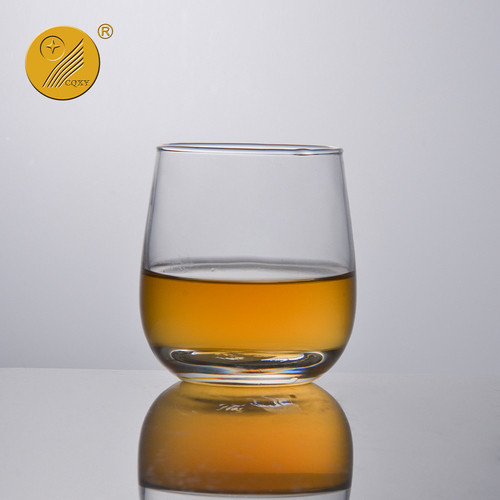 12oz machine made tumbler glass bar party liquor cocktail rock whisky glass with custom logo
