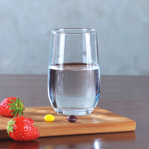 Custom logo printing water dronking glass 8oz airline cup airline glass