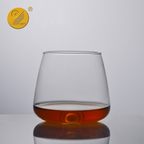 Factory supply glass cups for wine alcoholic cocktails Vodka drinking glass tumbler whisky glass