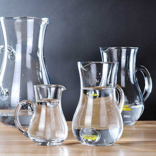 Custom logo 100ml glass carafe small size water wine carafe handmade wine decanter