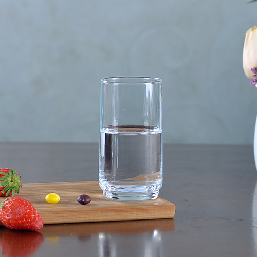 200ml tall airline glass transparent water drinking glass(1)