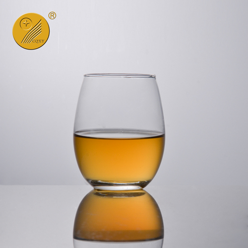 Customized stemless wine glass tumbler glass 11oz &nbsp;drinking cup whisky glass