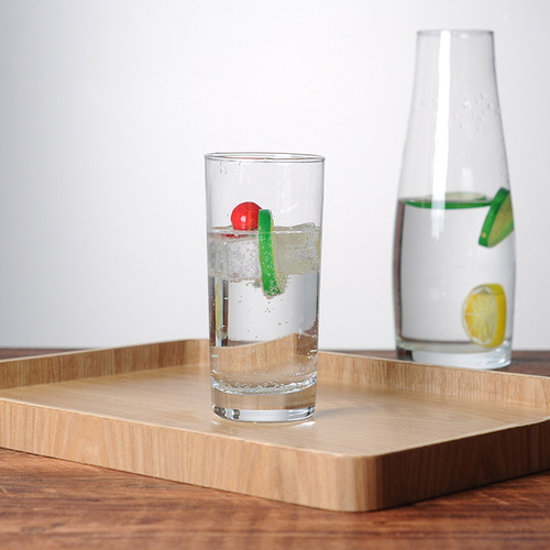 Free sample wholesale 16oz straight sided beverage glass high quality water drinking glass