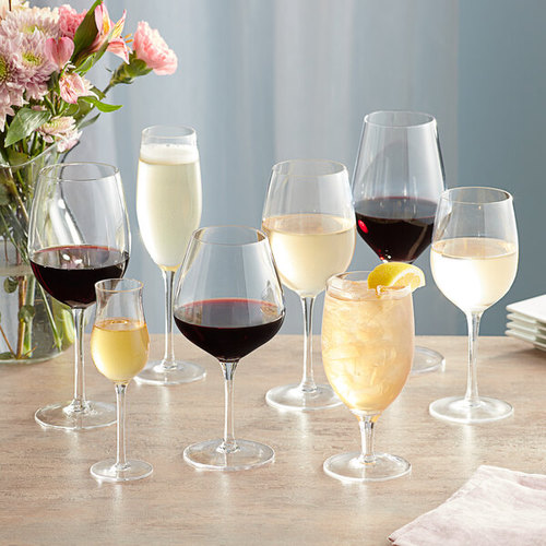 Wholesale 20oz stemware wine glass led free crystal red wine goblet clear red wine glass