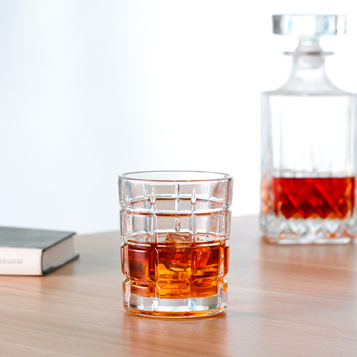 Old fashioned drinking glassware Whiskey glasses thick bottom glass tumbler whisky glass